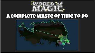 World of Magic: Swimming to the other side of the map