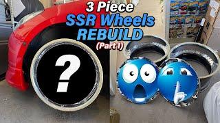 Genesis Gets New 3 Piece SSR Wheels!! (Part 1 - Test Fit/Disassembly)