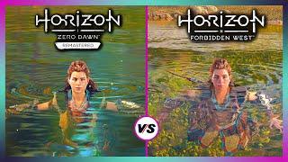 Horizon Forbidden West vs Horizon Zero Dawn Remastered - Ultimate Side By Side Comparison