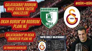 GALATASARAY BODRUMSPOR MAÇINDA HANGİ OYUN PLANI İLE ÇIKACAK | OKAN BURUK'UN KADRO TERCİHİ SORU CEVAP