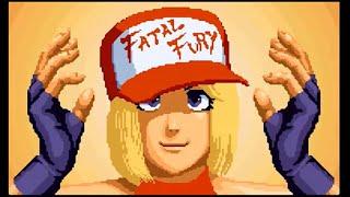 TERRY GIFTS HIS CAP TO BLUE MARY ENDING KOF 97 ( THE KING OF FIGHTERS ) TEAM FATAL FURY