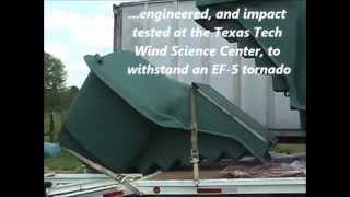 Lifesaver Storm Shelter Underground Tornado Shelters models video tour