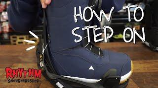 Burton Step Ons - How to Step On