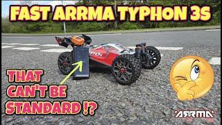 HOW FAST IS THIS ARRMA TYPHON 3s BLX ? -  FULL GPS SPEED RUN - BEST CHEAP RC CAR BUGGY TRUGGY