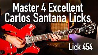 4 Excellent & Soulful Carlos Santana Licks - Lick Friday Week 454