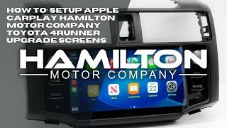 How to: Setup Apple CarPlay Hamilton Motor Company Toyota 4Runner Upgrade Screens