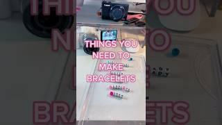 Hi #beadbuddies this is everything you need to make your own bracelets  #kellyprepsterstudio