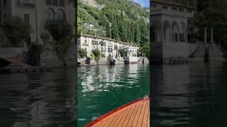 lakecomo boat # Tag someone #you,d take here Villa #monastero