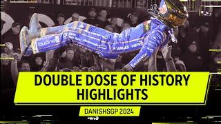 HIGHLIGHTS: Double trouble - World Champ and NEW Winner #DanishSGP 2024 | FIM Speedway Grand Prix