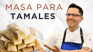 MASA PARA TAMALES, 3 TÉCNICAS para prepararlos fácilmente.Te quedarán infladitos y humedos