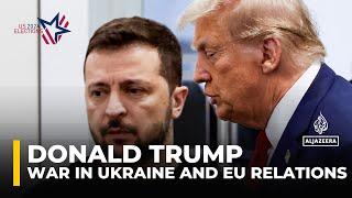 Ukraine’s Zelenskyy, EU congratulate Trump