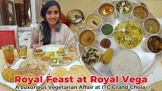 தரமான ராஜாராணி விருந்து Royal Vegetarian Thali  I ITC Grand I Tastee with Kiruthiga