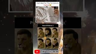 power of hair cut #funny #meme