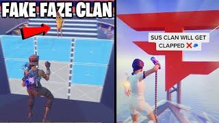 CHEATING In A TIKTOK CLAN BATTLE (Fake FaZe Clan)