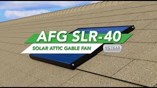 QuietCool AFG SLR-40 Solar Attic Gable Fan