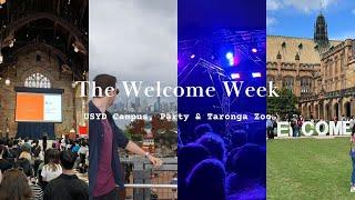 The Welcome Week at USYD - Campus, Party & Taronga Zoo (Australia Vlog #2)