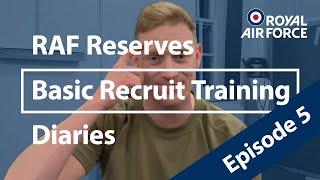 RAF Basic Recruit Training Course Diaries 5: Inspections & Exams! #military #militarytraining