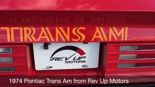 1974 Pontiac Trans Am from Rev Up Motors