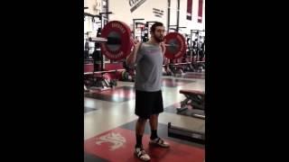 Anthony DeMatteo - demonstrating proper squat technique