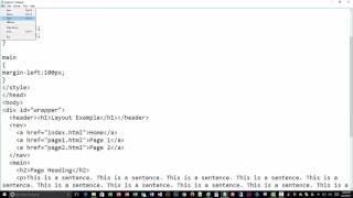 IST 226 Chapter 6 - Two Column Layouts