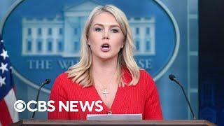 White House press secretary reacts to tariff ruling against Trump