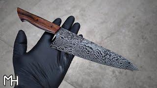 Our MOST SOLD Kitchen Knife? - Damascus Santoku - Knifemaking