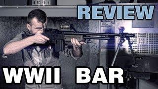WW2 ACM BAR Browning Automatic Rifle - Airsoft Support Gun - EpicAirsoftHD