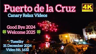 Tenerife ️ Puerto de la Cruz Welcoming New Year 2025 Teneriffa