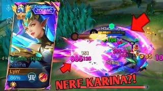 NERF KARINA = EZ WIN??  NERF KARINA HYPER  TOP 1 GLOBAL KARINA