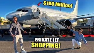 Shopping For Our Next Private Jet + $100 Million VIP Boeing Business Jet Tour!