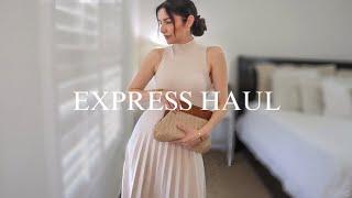 EXPRESS SUMMER TRY ON HAUL 2022 | Family Vlog The Allure  Edition