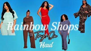 Rainbow Shops Try-on Haul 2024 #fallhaul #plussizetryon #rainbowshops