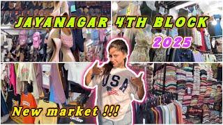 Jayanagar 4th Block Market‼️ New Collection |Bangalore | 2025| Ishika Mukherjee