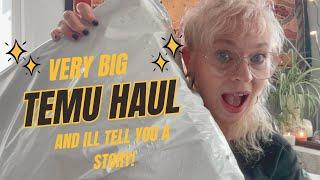 A VERY BIG TEMU HAUL! and a little story about £10 sofas!