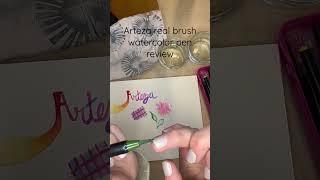 Arteza real brush pen review watercolor brush pens