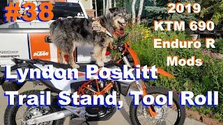 2019 KTM 690 Enduro R Mods #38 Lyndon Poskitt Trail Stand and My Tool Roll