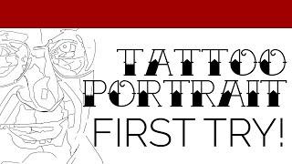 My First Portrait Attempt! | 3 Minutes to Better Tattooing