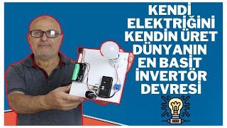 Bedava Elektrik | Dünyanın En Basit İnvertör Devresi | How To Make Inverter Circuit?