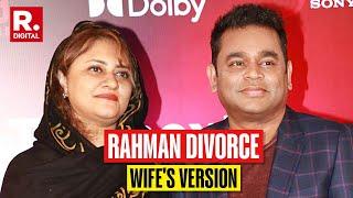 AR Rahman Divorce: Infidelity, Boredom Or More Reason For Split? Wife's Version