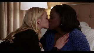 Blond Girl & Black Woman - Interracial lesbian Kiss