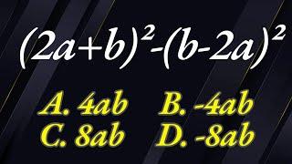 Difference of two squares