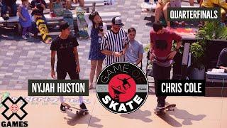 Nyjah Huston vs. Chris Cole: GAME OF SKATE QUARTERFINALS | World of X Games