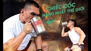 Người đàn ông KHỎE NHẤT VIỆT NAM vs CỐC NẶNG NHẤT THẾ GIỚI ft. Hiếu Khổng Lồ