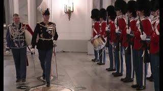 Queen Margrethe II of Denmark's New Year banquet for the Government 2023