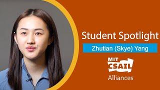 CSAIL Alliances Student Spotlight: Zhutian Yang