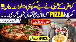 Home Made Pizza Restaurant Open at Karachi | Home Chef | Pizza Deals | Pizza Restuarent | Pizza Love