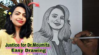 Justice for Dr. Moumita Debnath ️ / RG kar Rape-Murder Case / moumita pencil drawing