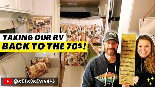 Reviving Retro RV Vibes: Punchlist Palooza - Transforming Our 1970s RV - DIY Decor & More!