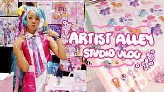 PREPARING FOR TWO ARTIST ALLEYS??  studio vlog