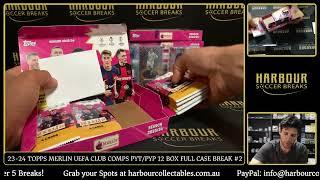 Break #2 - 23/24 Topps Merlin UEFA Club Competitions PYT/PYP 12 Box Full Case